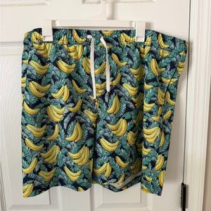 Banana Print Swim Shorts